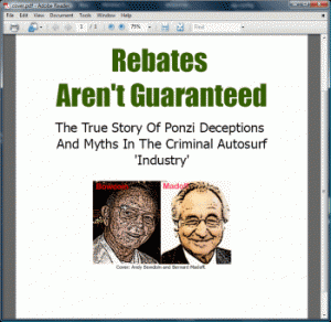 Rebates Aren't Guaranteed