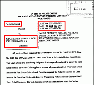 Richmond uses sham 'Indian Supreme Court' to overturn legitimate court rulings and threaten federal judges.