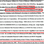 BREAKING NEWS: Richmond's Utah 'Indian' Appeal Dismissed; Victims Say He Sought $30 Million Judgment Against Federal Judge Hearing The Case On Eve Of Trial 