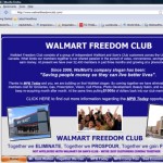 Another MPB Today Site Uses Walmart's Name In Domain Name; Positions 'Grocery' Biz As 'Freedom Club' In Domain Hidden Behind Proxy; Uses Images Of Buffet, Trump And Late Sam Walton