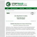 EDITORIAL: As Financial Fraud Enforcement Task Force Website (StopFraud.gov) Spotlights AdSurfDaily Prosecution, Bizarre Email Circulating Among ASD Members Raises New Conspiracy Theories