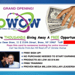 SPECIAL REPORT: 'One World One Website' (OWOW), Phil Piccolo-Associated Entity That Drove Traffic To Text Cash Network, Listed In Wyoming As 'Inactive - Administratively Dissolved (Tax)'; OWOW-Linked 'Store' In New York Appears To Have Lost Capacity To Collect Money Via PayPal