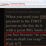 Facebook Profitable Sunrise Site Again Used To Pump Scams, Including 1 Trading On Bible Verse