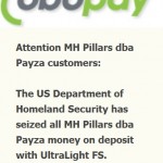 Conflicting Reports Over Status Of U.S. Payza Funds: Frozen? Withheld By Vendor? Seized By Department Of Homeland Security?