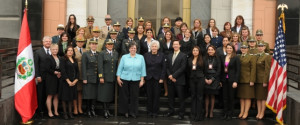 Female police officials from multiple countries, including Brazil, received U.S. training in Peru in 2012. Photo source: DHS.