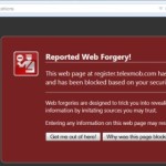 Registration Page At TelexMOB Triggers 'Web Forgery' Warning In Firefox Browser