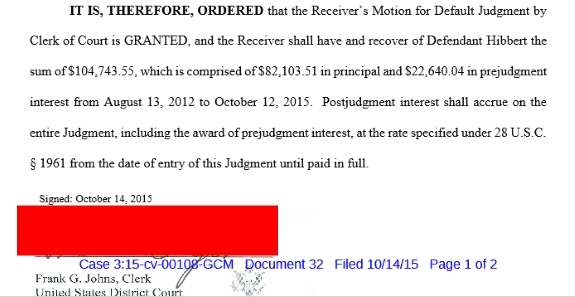 Screen shot from federal court files. Masking by PP Blog.