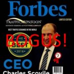 Bogus Magazine Cover Depicts Alleged Ponzi Schemer Charles Scoville Of Traffic Monsoon As 2016's Best CEO